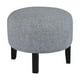 thumbnail image 1 of Pouf Jack Gris Claro Omega 48x48x40 cm, 1 of 3