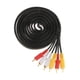 thumbnail image 2 of cable de audio rca cable de av línea 3 macho a 3 macho chapado en oro de 3 metros, 2 of 3