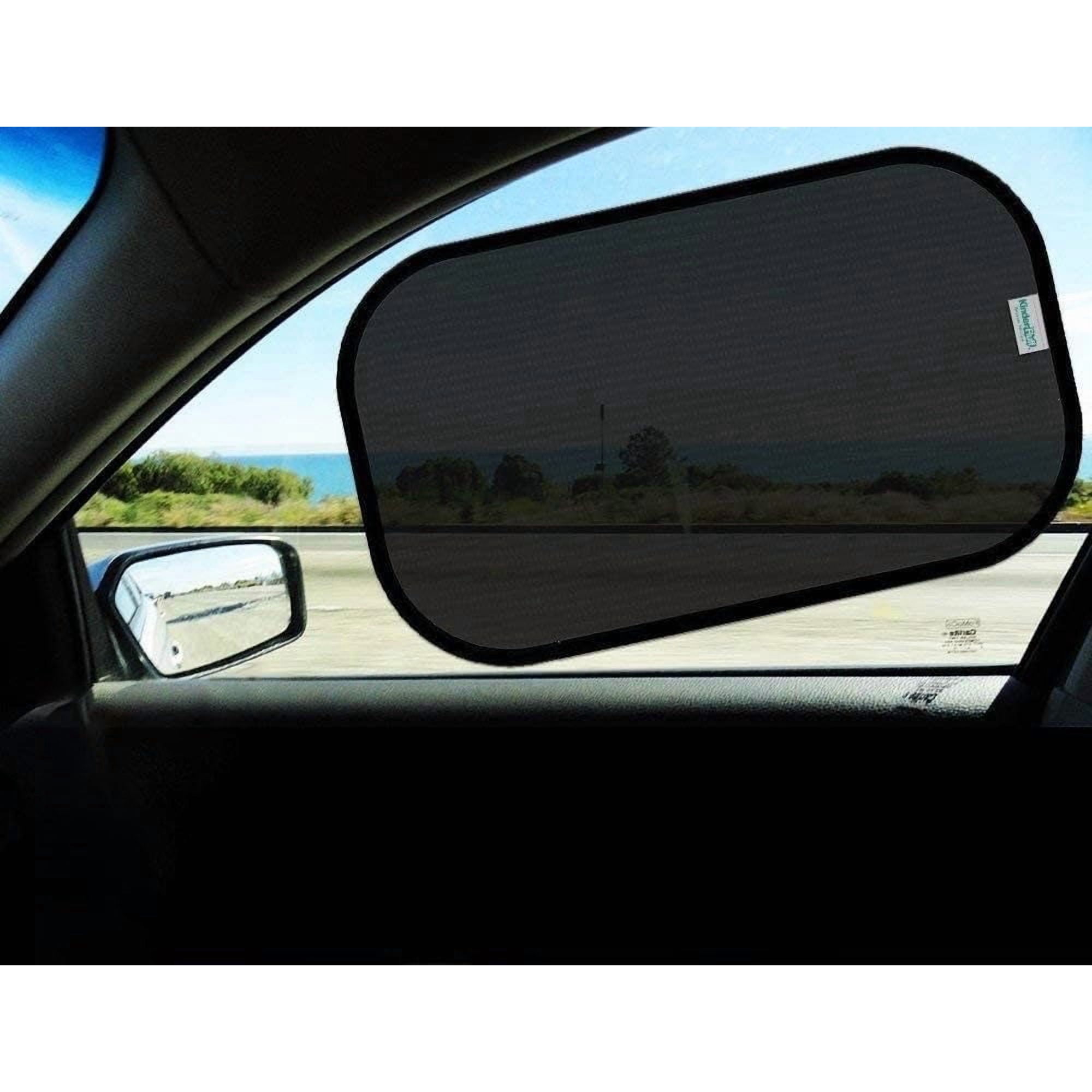 Persianas Para Ventanas De Coche Kinder Fluff, Paquete De 4 Unidades, 22 X 14 Cm, Uva 99.79% Uvb 99.