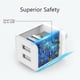 thumbnail image 2 of Cargador de pared USB iWTKENW de 2,4 A con doble puerto para iPhone y Samsung, 2 of 7