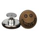 thumbnail image 1 of 3 Botones Desmontables De Mezclilla Extraíbles Para Reducir El Tama?o De La Cintura Para Ropa De Vaquero Cara De Sonrisa De Bronce, 1 of 5