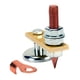 thumbnail image 1 of Conector De Tierra De Máquina De Soldadura Con Herramienta De Detección De Carrocería De Cola De Cobre De 6,5 Cm, 1 of 5