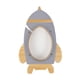 thumbnail image 5 of Madera Rocket Shpae Piggy Bank Decoraciones De Escritorio Para Ni?os, Ni?as De 3 A 12 A?os, Gris, 5 of 5