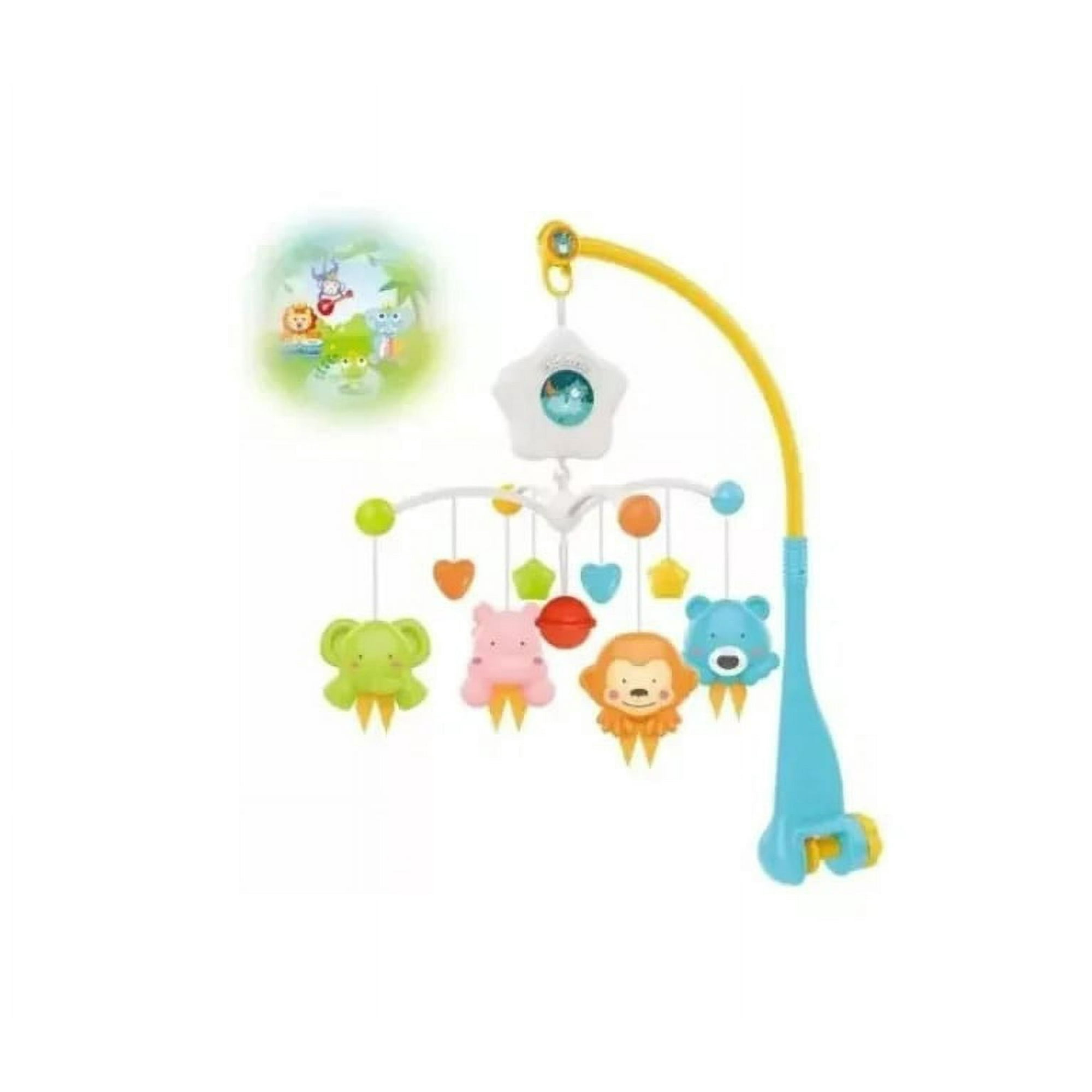 Huanger - Móvil Cunero Musical Bebé Animalitos De La Selva