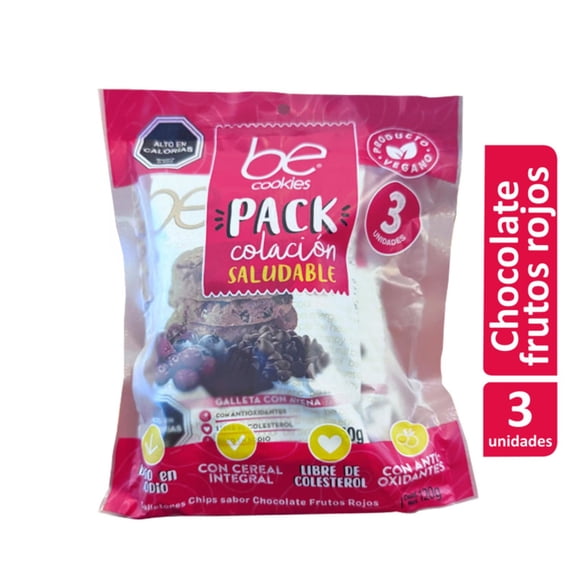 Galleta Frutos Rojos Chocolate Tira, 3 Un
