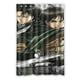 thumbnail image 1 of Cortina de ducha con diseño de Attack on Titan, juego de cortinas de baño con ganchos, tamaño 48 x 72 pulgadas, 1 of 3