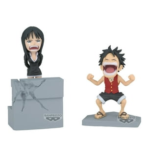 Banpresto - Figura Coleccionable One Piece Wcf Log Stories Luffyrobin