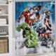 thumbnail image 5 of Vengadores-theme 4-Piece Shower Curtain Set with Rugs, Waterproof Bathroom Decor Set Includes Bath Mat, U-Shaped Rug, Toilet Lid Cover and Curtain with Hooks, 5 of 6