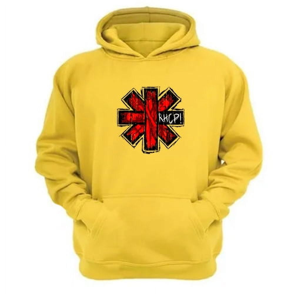 Genérico - Polerón Canguro Red Hot Chili Peppers Amarillo Talla S Unisex