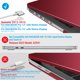 thumbnail image 4 of Funda para MacBook IBENZER 15 pulgadas A1398 color vino + cubierta de teclado, 4 of 9