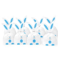 Pasteleriuscl - X200 Bolsas De Regalo De Pascua Bolsas De Recuerdos De Fiesta Para Regalo 22X13Cm Azul 22X13Cm