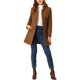 thumbnail image 2 of INSPIRE CHIC Abrigo de Mujer de Largo Medio con Cuello Alto, Abrigo de Invierno con Botones, Bolsillos Inclinados y Forro Completo, Marrón Oscuro Talla S, 2 of 6