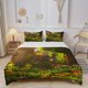 thumbnail image 1 of 3pcs Pixel Natural Pattern Bedding Set Soft And Comfortable Suitable for All Seasons, 1 of 5