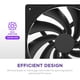 thumbnail image 3 of Ventilador NZXT F140Q, 140 mm, silencioso, flujo de aire único, negro, 3 of 8