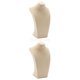 thumbnail image 4 of Collar Colgante Exhibición Busto Maniquí Soporte Soporte., 4 of 5