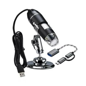 Importclick - Microscopio Digital Usb 1600X Cámara 8 Leds Pc