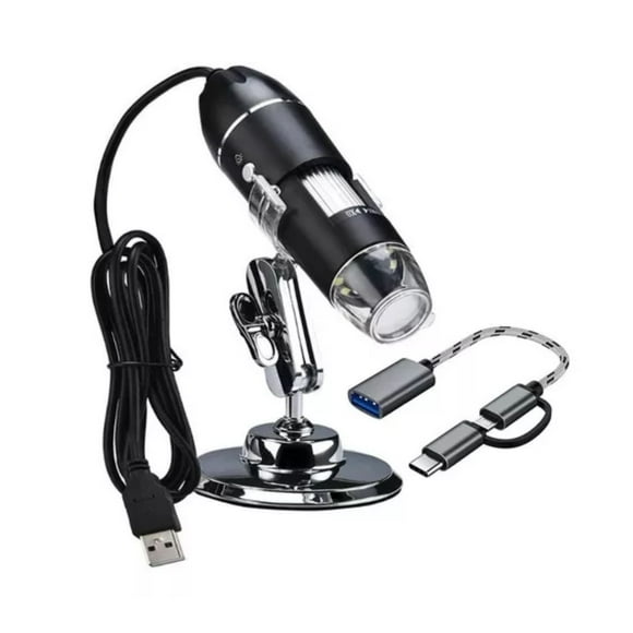 Microscopio Digital Usb 1600x Cámara 8 Leds PC