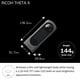 thumbnail image 3 of Cámara de 360° Ricoh Theta X 11K, vídeo de alta resolución de 60 MP y 5,7 K, 3 of 7