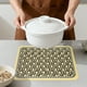 thumbnail image 4 of REGALWOVEN Juego de 6 Manteles Individuales de Cuero para Decoración y Protección de Mesa de Comedor Amarillo 15.7*11.8 pulgadas, 4 of 6