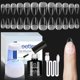thumbnail image 1 of Kit de uñas Beetles Gel Polish 504 piezas con mini lámpara UV/LED y puntas de forma almendra, 1 of 6