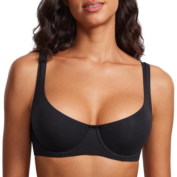 Soporte de aros para balcones sin forro Bra DOBREVA 36DD, color negro