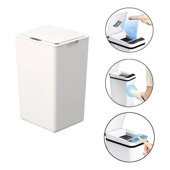 Papelera De Sensor Automático 25l, Ideal Para Hogar