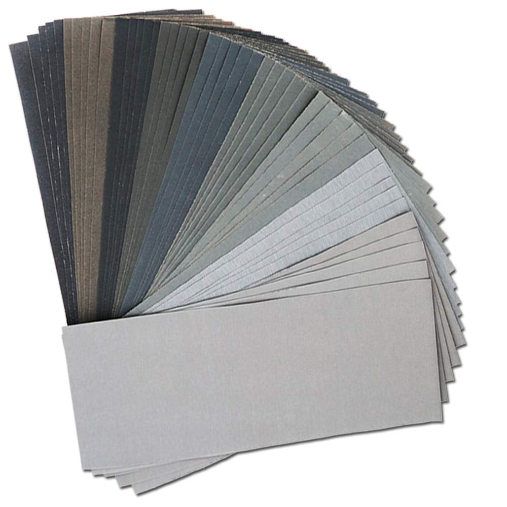 Papel De Lija Baisdy Wet Dry, 45 Piezas, Grano 400-3000, 9 X 3.6 Pulgadas