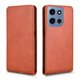 thumbnail image 1 of Funda tipo folio para Motorola Moto G Play 2025 con soporte magnético y protección para la cámara Marrón, 1 of 6