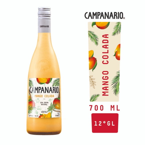 Cóctel de Mango Colada Botella, 700 cc