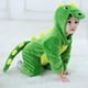 thumbnail image 4 of Disfraz unisex de dinosaurio para bebés y niños pequeños, mameluco de franela con capucha, disfraz de disfraz（12-17 m, dinosaurio）, 4 of 6