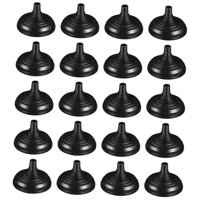 Ioensy - 20 Piezas Mini Soporte De Bandera Para Escritorio, Accesorio Para Conferencias De Fiestas, Práctico Y Resistente, Color Negro