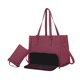 thumbnail image 4 of Bolsa De Bolsas Para Mujer Bolsa De Laptop De Lonchera Acolchada Para La Oficina De Collage Casual Rojo, 4 of 5