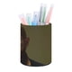 thumbnail image 1 of Posty Austin Post Malone-theme Cylinder Pen Holder Pencil Organizer with Flannel Lining PVC Leather Material Cardboard Base for study work 10*8CM, 1 of 6