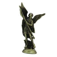 Bothyi - Estatua De Metal De San Miguel Del Santo Ángel Para La Entrada, Escritorio, Sala De Estar, Bronce