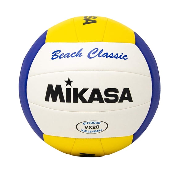 Voleibol Mikasa VX20 Beach Classic, talla oficial, color blanco