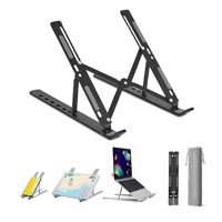 Genérico - Soporte Notebook Aluminio Portatil Ajustable Y Plegable