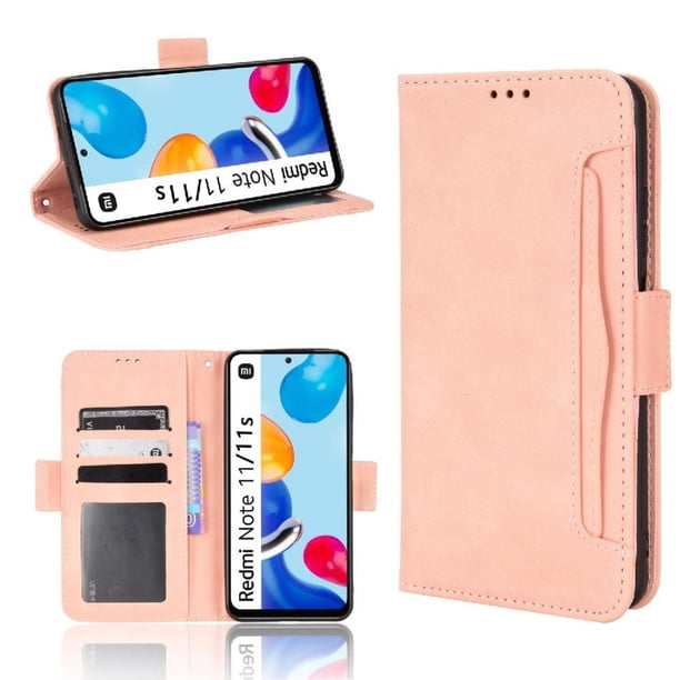 Funda Tipo Billetera FOXDOCK para Xiaomi Redmi Note 11S – Tapa Flip con Tarjetero