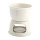 thumbnail image 1 of Olla Para Fondue De Chocolate, Vela De Té, Olla De Porcelana Para Derretir Para La Cena De Boda En Casa, Color Blanco, 1 of 3