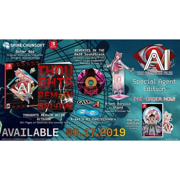 Videojuego AI: The Somnium Files Edición Limitada (Nintendo Switch)