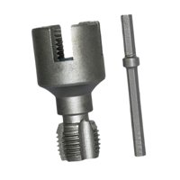 Magideal - Herramienta De Corte De Roscas Para Tuberías, Roscador, Fácil Instalación Para Tuberías De Agua, Reparaciones De Plomería Rauter, Roscador Portátil Ve 4 Puntos