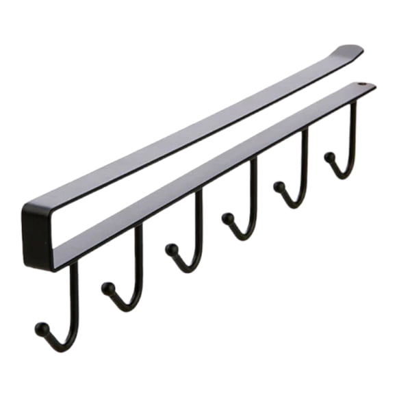 Colgador De Tazas Porta Utensilios Cocina Sencillo 6 Ganchos