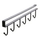 thumbnail image 1 of Colgador De Tazas Porta Utensilios Cocina Sencillo 6 Ganchos, 1 of 4