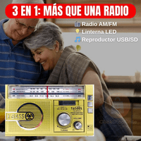 Movi - Radio Am-Fm, Con Linterna, Pnael Solar, A Pilas Y Recargable A 220