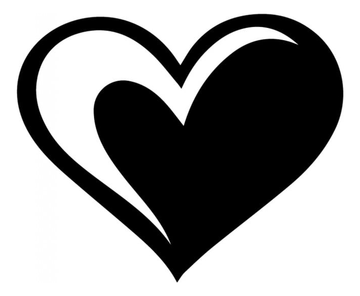 Rienda Libre Graphics - Decomural Simple Love Heart Girls Bedroom Ws-33482