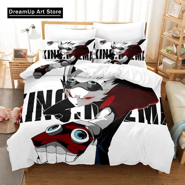 Summer Wars Kazma Bedding Set Boys Girls Duvet Cover Pillowcase Bed Set Adult Bedroom