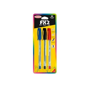 Artel - Bl.Boligrafo Fx 1.0Mm X 3 Und Azul
