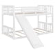 thumbnail image 2 of Twin Over Twin Bunk Bed with Slide and Ladder, White (Old SKU LT000108AAK), 2 of 3