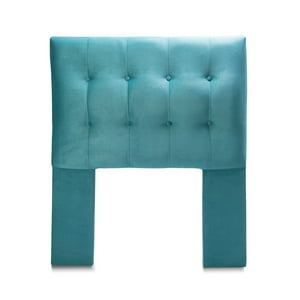 Dgb - Respaldo Cama 1,5 Plazas Felpa Turquesa Sevilla Cp