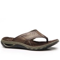 Ojotas Sandalias Pegada De Cuero Café Oscuro (Hombre) | 131663-02 - Talla 40
