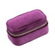 thumbnail image 2 of Estuche De Viaje De Terciopelo Para Joyas Para Mujeres Y Niñas, Caja Para Anillos, Minicaja Para Guardar Joyas, Color Violeta, 2 of 3